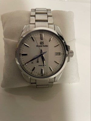 SEIKO GRAND SEIKO AUTOMATIC MEN'S WRISTWATCH WHITE DIAL ROUND FACE JAPAN MADE