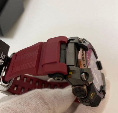 CASIO G-SHOCK MUDMASTER GWG-B1000-1A4JF TOUGH SOLAR DIGITAL ANALOG RED WATCH