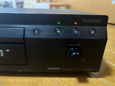SONY SCD-XA5400ES SUPER AUDIO SOUND CD PLAYER BLACK DIGITAL AC100V 50HZ/60HZ