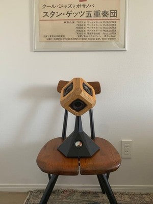 RARE TAGUCHI VOICE ACTIVE SPEAKER DISCONTINUED WITH ORIGINAL WOOD CASE JP HIFI01