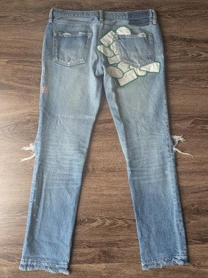 UNDERCOVER 2005SS 58 DENIM BUT BEAUTIFUL 2ND SEASON JEANS DENIM SIZE2 (W30) USED