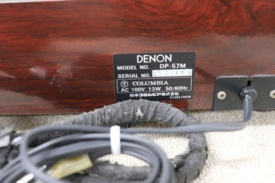 DENON DP-57M DIRECT DRIVE TURNTABLE AUTO LIFT VINTAGE JAPAN