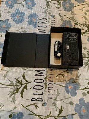 Montblanc Meisterstück Fountain Pen 14K 4810 Black Used /w Box Engraved
