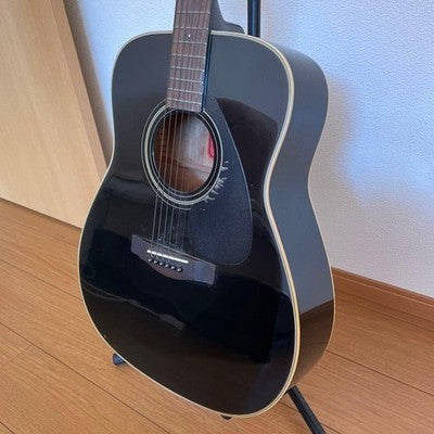 YAMAHA RED LABEL REISSUE FG-522SJ BL ACOUSTIC GUITAR BLACK FROM JAPAN