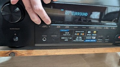 DENON AVR-X1600H AV AMPLIFIER 7.2CH NETWORK RECEIVER FOR PARTS OR NOT WORKING