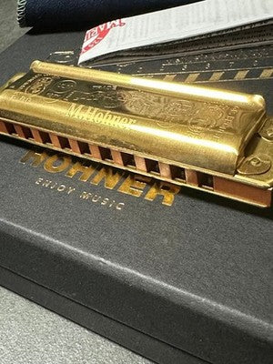HOHNER MARINE BAND 125TH ANNIVERSARY LIMITED EDITION HARMONICA C 002/125