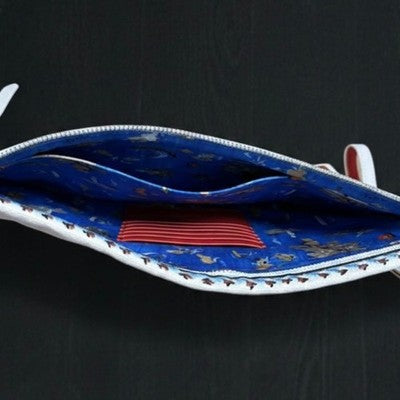 CHRISTIAN LOUBOUTIN GREEKABA EMBROIDERED TOTE BAG MULTI-COLOR LIMITED EDITION
