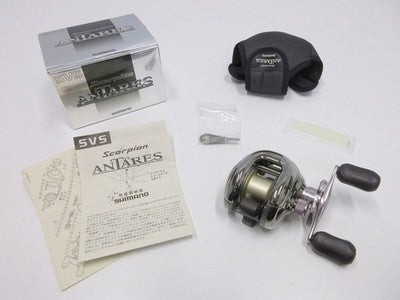 SCORPION ANTARES RH220 BAITCASTING REEL SALTWATER FISHING SILVER EXCELLENT+++++