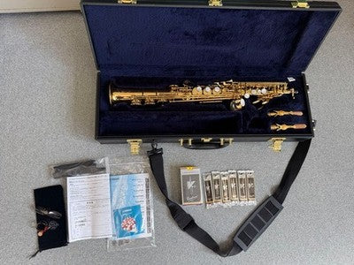 YAMAHA YSS-875EX SOPRANO SAXOPHONE PROFESSIONAL JAPAN EXCELLENT CONDITION SET JP