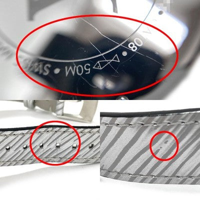 LOUIS VUITTON TAMBOUR MOON DUAL TIME MM QA108Z/QBB128 QUARTZ DIAMOND GMT 35MM