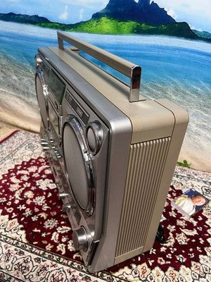 NATIONAL RX-5350 VINTAGE LARGE BOOMBOX GHETTO BLASTER CASSETTE RADIO SERVICED