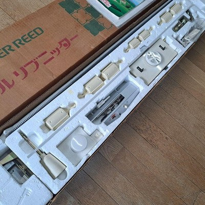 SILVER REED SRP-50 PILE RIBBER ATTACHMENT KNITTING MACHINE SERVICED FULL SET BOX