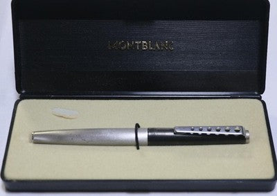 Montblanc Carrera No 522P Fountain Pen Silver Steel Nib Unused Pre-owned Rare