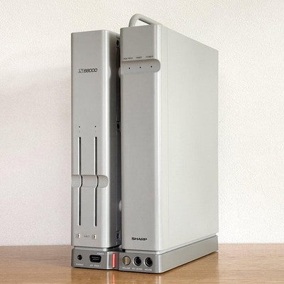 SHARP X68000 1ST GEN GRAY 2MB RAM REFURBISHED WORKING SILENT FAN SYSTEM SET