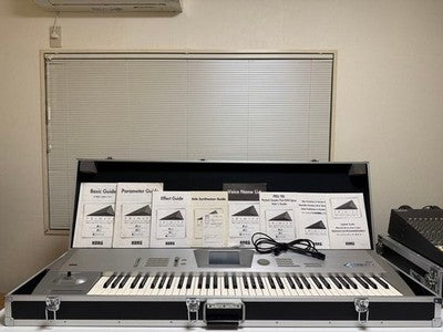 KORG TRINITY PRO 76-KEY SYNTHESIZER W/ CASE PBS OPTION FDD WORKING FROM JAPAN