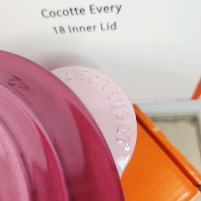 LE CREUSET COCOTTE EVERY 18 BERRY WITH INNER LID RARE NEW JP