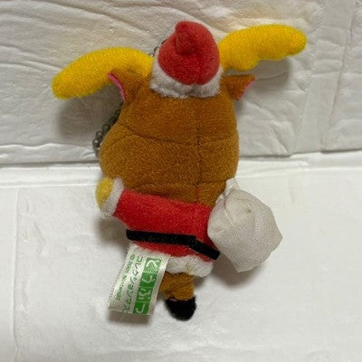 ANIMAL CROSSING JINGLE PLUSH KEYCHAIN 2001 RARE CHRISTMAS MASCOT VINTAGE JAPAN