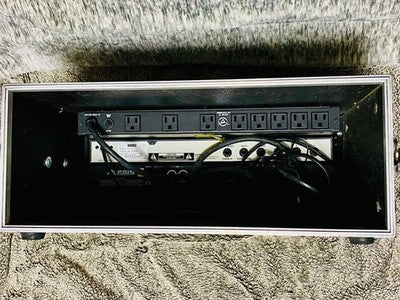 RACK EFFECTS BUNDLE FURMAN POWER KORG TUNER ALESIS MICROVERB W/ CASE FROM JAPAN