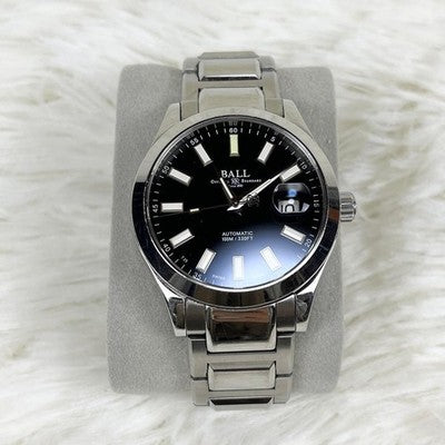 BALL WATCH ENGINEER II MARVELITE NM2026C AUTOMATIC BLACK DIAL MEN'S 40MM