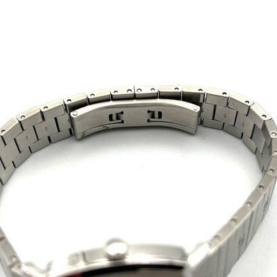 GUCCI GRIP 157.5 QUARTZ DATE GG LOGO SILVER DIAL BRACELET LADIES WATCH BOXED