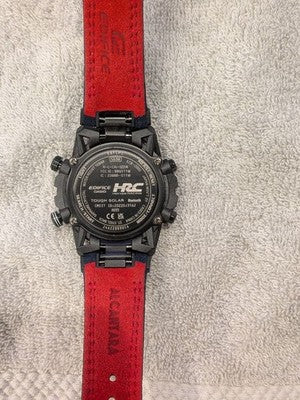 CASIO EDIFICE HONDA RACING ECB-2000HR-1AJR LIMITED WATCH BOX COMPLETE USED JP