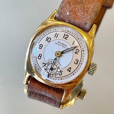 HUBER NAUTICA ANTIQUE WATCH LADIES HAND WINDING 1930S VINTAGE SWISS