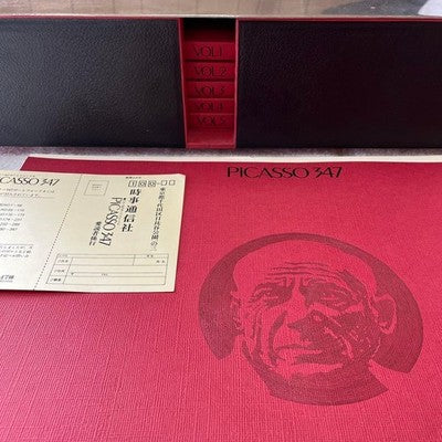 PICASSO 347 PORTFOLIO 1977 COPPERPLATE PRINTS ART COLLECTION 1968 WORKS