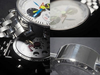 ALAIN SILBERSTEIN CHRONO BAUHAUS KB72 999 LIMITED EDITION WHITE/BLACK WATCH USED
