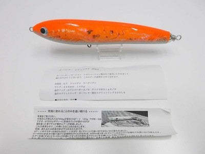 CARPENTER GT-Γ 140 ORANGE AVALON HARD LURE SALTWATER FISHING TOP WATER