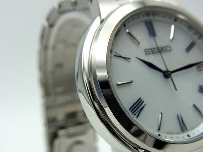 SEIKO SBTM281 SOLAR RADIO CONTROLLED MEN'S WATCH 37.7MM STAINLESS STEEL