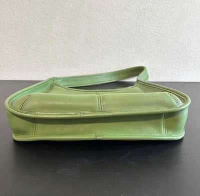 COACH ERGO SHOULDER BAG GREEN LEATHER VINTAGE Y2K HOBO CROSSBODY PURSE