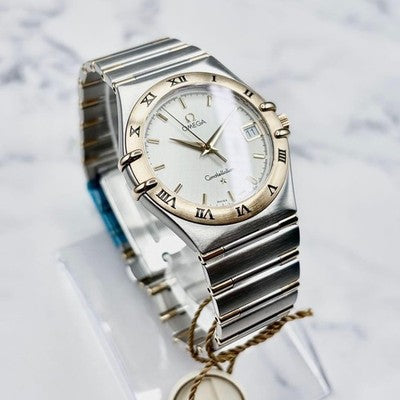 OMEGA CONSTELLATION 1312.30.00 MEN'S WRISTWATCH STEEL GOLD SWISS QUARTZ