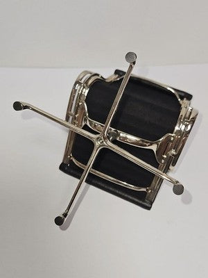 VITRA EAMES ALUMINUM CHAIR MINIATURE 1/6 CHARLES RAY RARE MUSEUM BLACK VTG BOX