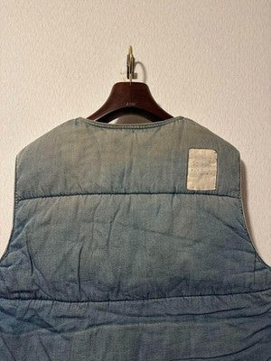 KAPITAL COUNTRY VINTAGE DOWN VEST L JAPAN USED CONDITION B LIMITED EDITION