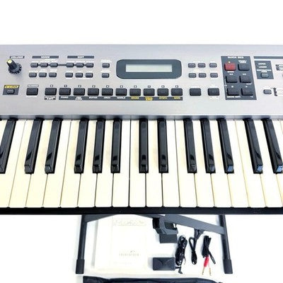 ROLAND RS-70 SYNTHESIZER KEYBOARD WORKSTATION 61 KEY MIDI TESTED COMPLETE SET
