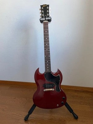 GIBSON SG JUNIOR 2018 VINTAGE CHERRY P90 BAR BRIDGE W OHSC EXCELLENT CONDITION