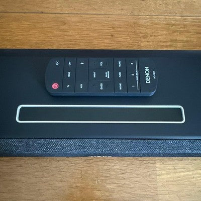 DENON HOME SOUNDBAR 550 2022 MODEL BLACK - WITH REMOTE & POWER CORD