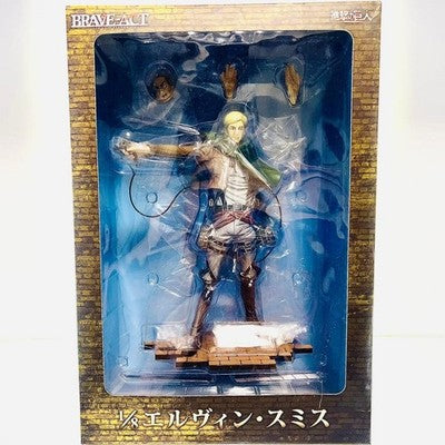 ATTACK ON TITAN ERWIN SMITH 1/8 SCALE FIGURE BRAVE ACT PVC COMPLETE BOXED