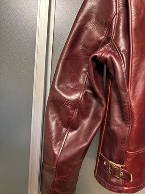 SCHOTT 6103US SINGLE RIDER JACKET SIZE 40 BORDEAUX MADE IN USA RARE FROM JAPAN