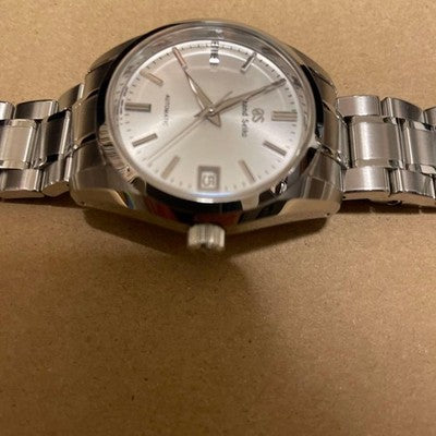 SEIKO GRAND SEIKO AUTOMATIC MEN'S WRISTWATCH ROUND FACE JAPAN MADE SKELETON BACK