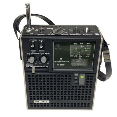 SONY ICF-5500 SKY SENSOR FIRST GENERATION RARE RADIO ORIGINAL BOX MANUAL JAPANHI