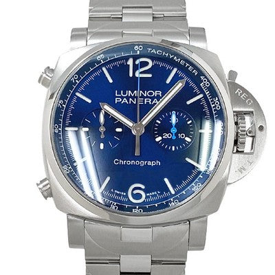PANERAI LUMINOR CHRONO PAM01110 Y-SERIES STAINLESS STEEL CHRONOGRAPH LUMINOUS