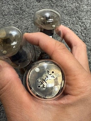 WESTERN ELECTRIC 350B VACUUM TUBES (SET OF 3) - TESTED & WORKING
