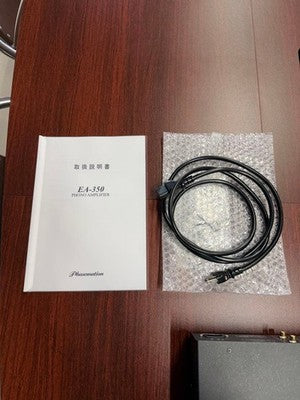 PHASEMATION EA-350 PHONO EQUALIZER AMPLIFIER XLR RCA INPUTS SILVER JAPAN