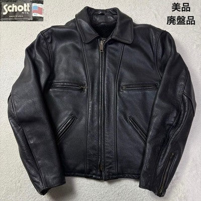SCHOTT 680 RIDERS LEATHER JACKET 2WAY LINER USA MADE SIZE 40