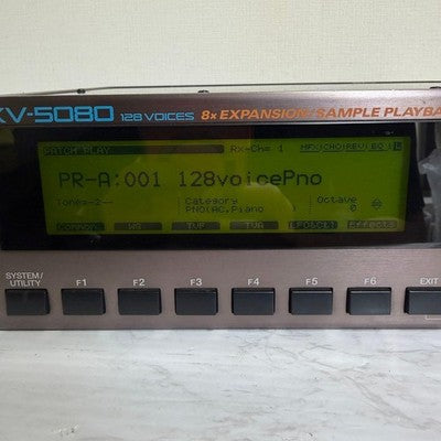 ROLAND XV-5080 RACKMOUNT SYNTH SOUND MODULE FULLY TESTED W/ POWER CABLE JAPAN