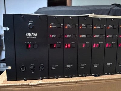 YAMAHA TX816 FM TONE GENERATOR MODULE TF1 X8 POWER TESTED FROM JAPAN AS IS