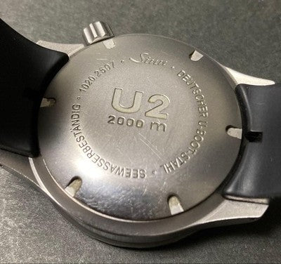 SINN 1020 U2 EZM UTC AUTOMATIC CHRONOMETER SUBMARINE STEEL MENS WATCH BOX