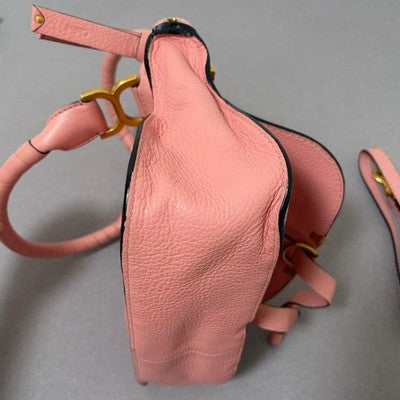 CHLOE MARCIE 2-WAY BAG CHC17WS9281616L5 COWHIDE LEATHER FALLOW PINK USED