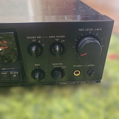 SONY TC-K600 STEREO CASSETTE DECK 3 HEAD DOLBY B-C NR HX PRO AC100V 50/60HZ